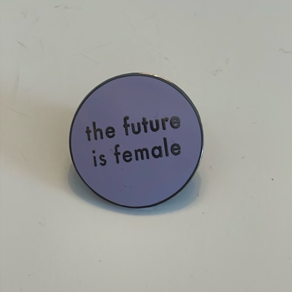 otherwild the future is female enamel lapel pin